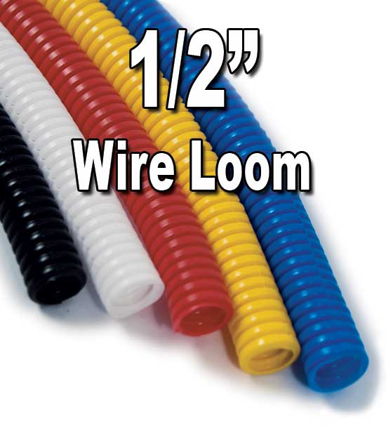 split convoluted tubing conduit 1/4"x 100' Wire loom 