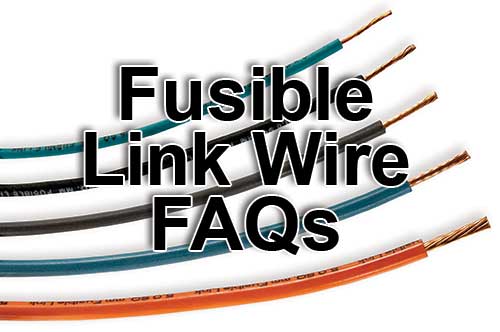 Automotive Fusible Link Amp Rating Chart