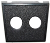 JT&T (2950F) - Switch Panel Mount with (2) 1/2" Round Holes, 1 Pc.