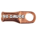1/0 AWG Seamless Tubular Copper Lugs with Flared Ends