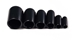 1/4" Vinyl Vacuum Caps / Thread Protectors - Black or Red - 