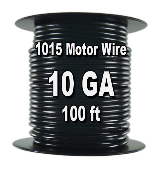 1015 Motor Wire, 10 AWG, 100 Ft. Spool