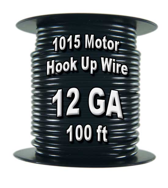 1015 Motor Wire, 12 AWG, 100 Ft. Spool