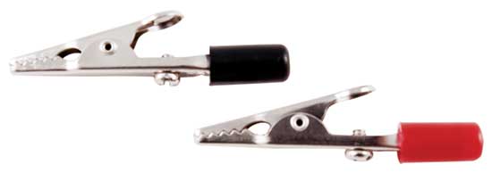 2", 10AMP Aligator Test Clips with PVC Handles, Screw Terminal 2", 10AMP Aligator Test Clips with PVC Handles