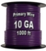 Automotive Primary Wire, 10 AWG, 1,000 Ft
