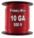 Automotive Primary Wire, 10 AWG, 500 Ft. Spool