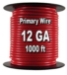 Automotive Primary Wire, 12 AWG, 1,000 Ft. Spool