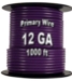 Automotive Primary Wire, 12 AWG, 1,000 Ft. Spool