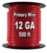Automotive Primary Wire, 12 AWG, 500 Ft. Spool