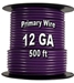 Automotive Primary Wire, 12 AWG, 500 Ft. Spool 