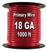 Automotive Primary Wire, 18 AWG, 1000 Ft. Spool