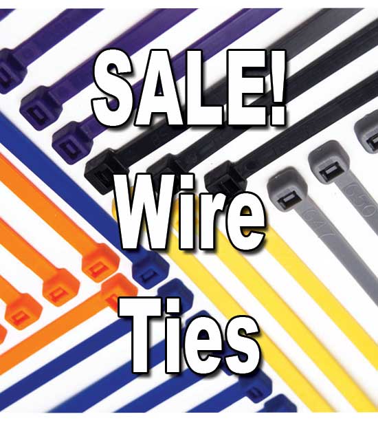BLOWOUT SALE - Wire Ties nylon wire tie, cable tie, zip tie, quick ties, wire wrap, tie wrap, neon wire tie, flourescent wire tie, bright zip tie.