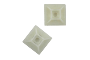 4-Way Cable Tie Mounts - Nylon natural 