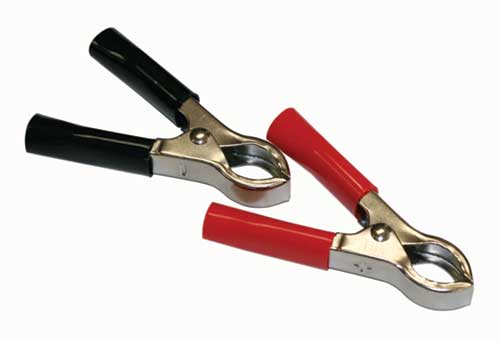 Charging Clamps, w/ Vinyl Handles Charging Clamps, Copper Plated w/ Vinyl Handles