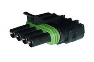 Nylon quad-cavity male shroud
