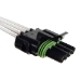 Weather Pack Pigtail Quad-Cavity Male Tower