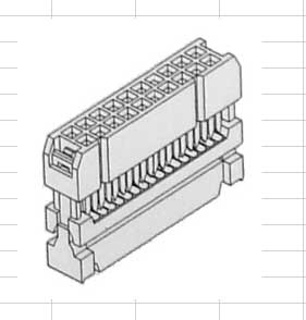 IDC Sockets, Non Polarized, Tray Quantities IDC Sockets, Non Polarized, Tray Quantities