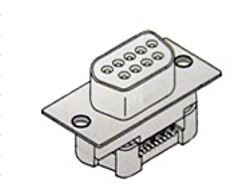 INSULATION DISPLACEMENT D-SUB, FEMALE W/THREADED INSERTS - Tray Quantities INSULATION DISPLACEMENT D-SUB, FEMALE W/THREADED INSERTS - Tray Quantities