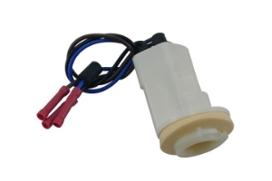 3-Wire Ford & GM Double Contact Tail, Turn & Parking Light Socket w/ Butt Terminated Wires.