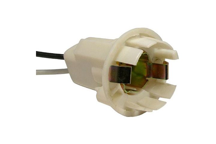 2-Wire Universal Double Contact Park, Stop, Tail & Turn Light Socket. 1963 - 1977. Fits 1-1/8” (28.6mm)
