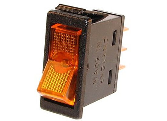 ILLUMINATED ON OFF TOGGLE SWITCH RED PRE WIRED 12 VOLT 20 AMP IBITSR 