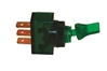 JT&T (2625J) - 20 AMP @ 12 Volt S.P.S.T. Illuminated On/Off Duckbill Switch, Green, 1 Pc.