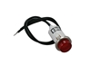 JT&T (2672F) - 16 AMP @ 12 Volt Red Warning Light with 1/2" Panel Mount and Leads, 1 Pc.