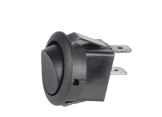 Round Non-illuminated Rocker switch (S.P.S.T. 16A @ 12 Volt)