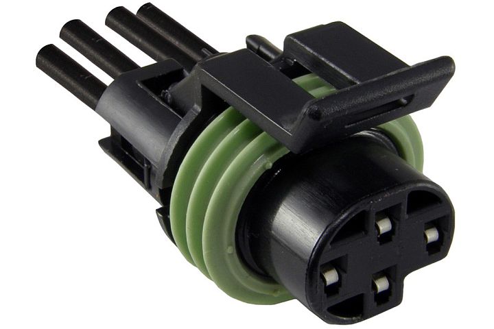 4-Wire/4-Pin GM Oil Pressure Switch Connector.
