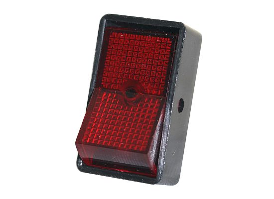 Illuminated Jumbo Rocker switch (S.P.S.T. 16A @ 12 Volt)