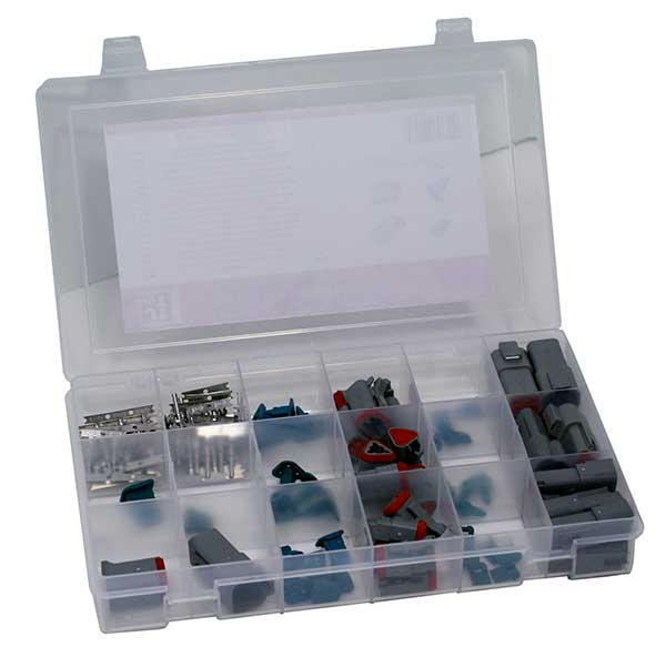 JT&T (6965F) - Deutsch DT style Amphenol AT connector kit, 160 Pcs.  JT&T (6965F) - Deutsch DT style Amphenol AT connector kit, 160 Pcs. 