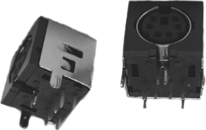 MINI-DIN RT ANGLE PCB FULL SHIELD MINI-DIN RT ANGLE PCB FULL SHIELD