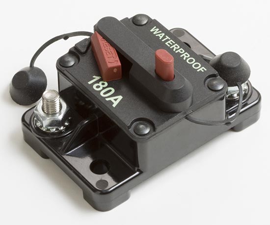 Manual Reset Automotive Breakers, Type III, High Amp, Waterproof Manual Reset Automotive Breakers, Type III, High Amp, Waterproof