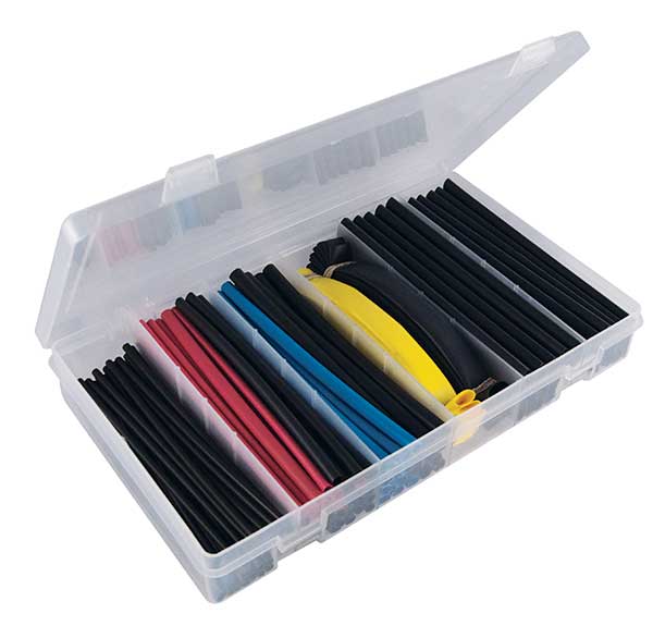 106 Pcs. 1/8? thru 3/4? I.D. Rainbow Heat Shrink Kit