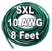 SXL Cross-Linked Wire, 10 AWG, 8 Ft Cut - 10ZXF