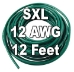 SXL Cross-Linked Wire, 12 AWG, 12 Ft Cut - 12ZXF