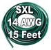 SXL Cross-Linked Wire, 14 AWG, 15 Ft Cut - 14ZXF