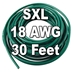 SXL Cross-Linked Wire, 18 AWG, 30 Ft Cut - 18ZXF