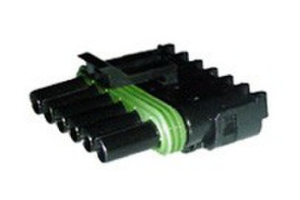 Nylon six-cavity male shroud