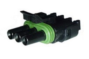 Weather Pack Pigtail Nylon triple-cavity male tower
