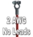 Top Post Battery Cable, 2 AWG, w/o lead