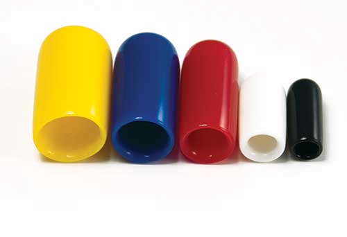 Assorted Rainbow Vinyl Vacuum Caps 35 Pcs.