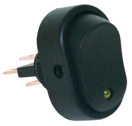 16 AMP @ 12 Volt, LED Illuminated On/Off Oval Rocker Switches 16 AMP @ 12 Volt, LED Illuminated On/Off Oval Rocker Switches